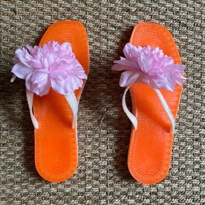 vintage kate spade bella flower sandals sz 9